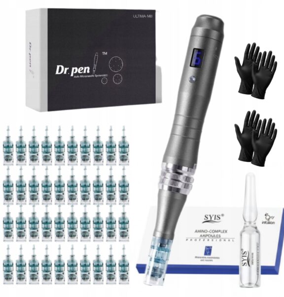 Dr Pen M8-W Dermapen Ultima BEZPRZEWODOWY 40 kartridży GRATIS Instrukcja PL (Kopia)